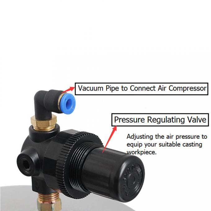 Injetor de cera de tanque 5,5 LB para controle manual de joias 500 W 2