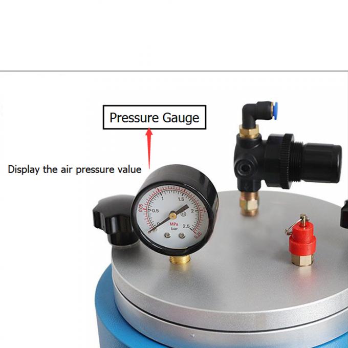 Injetor de cera de tanque 5,5 LB para controle manual de joias 500 W 3