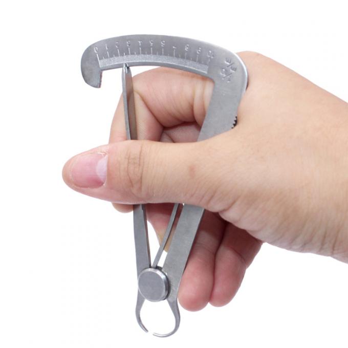 Aço inoxidável dentro calibradores de grau medindo 0-10mm 0
